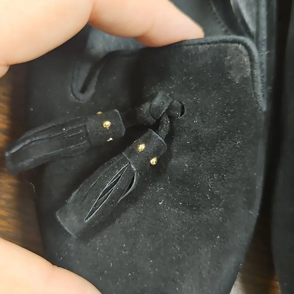 Black Tassel Loafers